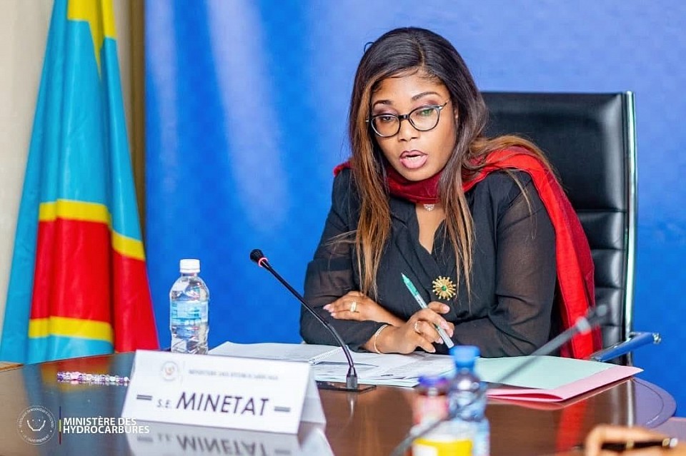 Ministre d'Etat, Ministre des Hydrocarbures Acacia Bandubola Mbongo